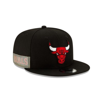 Sapca New Era Chicago Bulls NBA Clear Feature 9FIFTY Snapback - Negrii